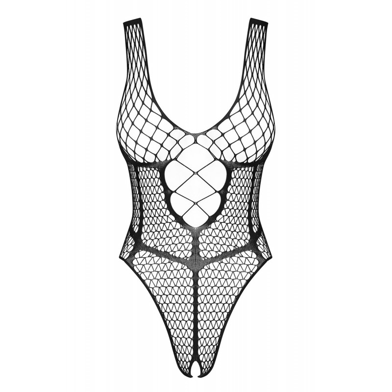 Body Sexy Ouvert B117 Noir – Résille Ultra-Sensuel 3SKnit | Obsessive Lingerie