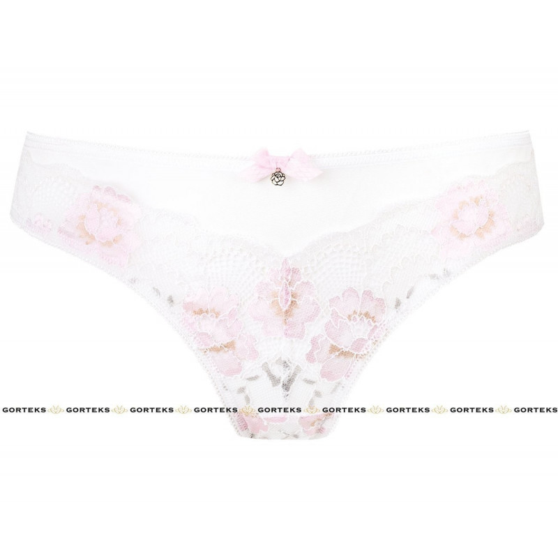 String Blanc Le string blanc Fresia - Gorteks - lingerie féminine