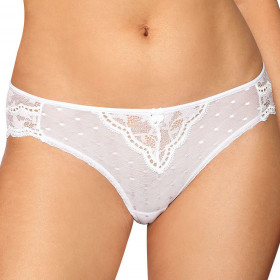 Culotte blanche Lagerta - Roza Lingerie