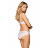 Culotte blanche Lagerta - Roza Lingerie