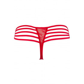 Le string en dentelle rouge V-9588 - Axami lingerie