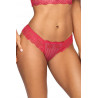 String rouge V-9558 - Axami - lingerie sexy - string brésilien 