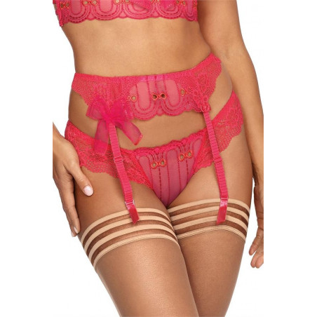 String rouge V-9558 - Axami - lingerie sexy - string brésilien 