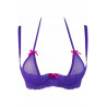 lingerie sexy : Soutien-gorge redresse seins violet V-9681 - Axami Lingerie