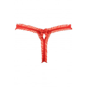 string ficelle rouge Axami Lingerie sexy