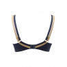 lingerie féminine : soutien-gorge push-up bleu par Axami Lingerie