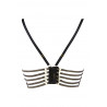 soutien-gorge demi-corset noire V-10111 - Axami