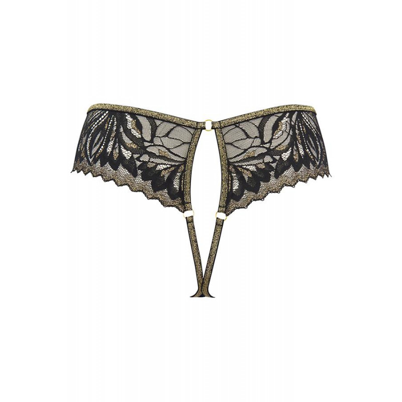 String Dentelle Noir Axami – V-10098, Lingerie Coquine