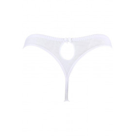 String blanc V-10218 - Axami lingerie