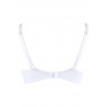 Lingerie féminine : soutien-gorge à balconnet blanc V-10211 - Axami lingerie
