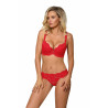 Lingerie féminine : soutien-gorge push-up rouge Newia  - Roza lingerie taille (haut) 85A couleur rouge