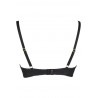 Lingerie sexy : soutien-gorge redresse seins noir en latex - Axami lingerie couleur noir taille (haut) 80C