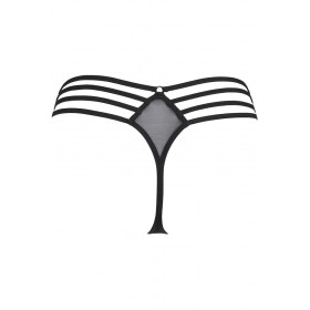 string noir sexy en dentelle V-9848 - Axami Lingerie