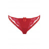 lingerie sexy : String rouge clouté V-9778 - Axami Lingerie Taille (bas) XS couleur rouge