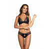 lingerie sexy : Soutien-gorge noir redresse seins V-9851 - Axami couleur noir taille (haut) 80C