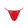 lingerie sexy : nuisette sexy rouge et son string assorti V-10469 - Axami Lingerie Taille (bas) XS couleur rouge