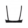 lingerie féminine : soutien-gorge push-up effet latex noir  V-8341- Axami Lingerie couleur noir taille (haut) 80C