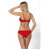 Lingerie féminine - culotte rouge pour femme Athina - Pari Pari lingerie Taille (bas) 38 couleur rouge