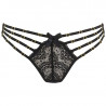 Lingerie féminine : String en dentelle noire pour femme V-10088 - Axami Lingerie couleur noir Taille (bas) XS