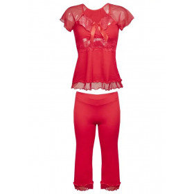 pyjama femme rouge
