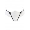 Lingerie féminine : String dentelle blanc V-10488 - Axami Lingerie couleur blanc Taille (bas) XS