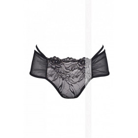 Culotte ouverte noire et sexy Météorite V-5893 - Axami lingerie