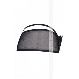 culotte ouverte noire météorite - Axami Lingerie sexy