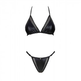 Bikini sexy noir 2 pièces Punta negra - Obsessive Lingerie