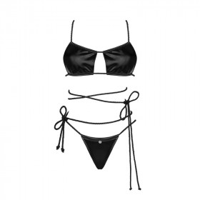 ensemble sexy noir wetlook Cordellis - Obsessive Lingerie