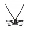 Lingerie féminine : Soutien-gorge semi-corset noir V-10701 - Axami Lingerie couleur noir taille (haut) 80C