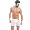 Boxer blanc pour homme en coton "Full White" - Loic Henry