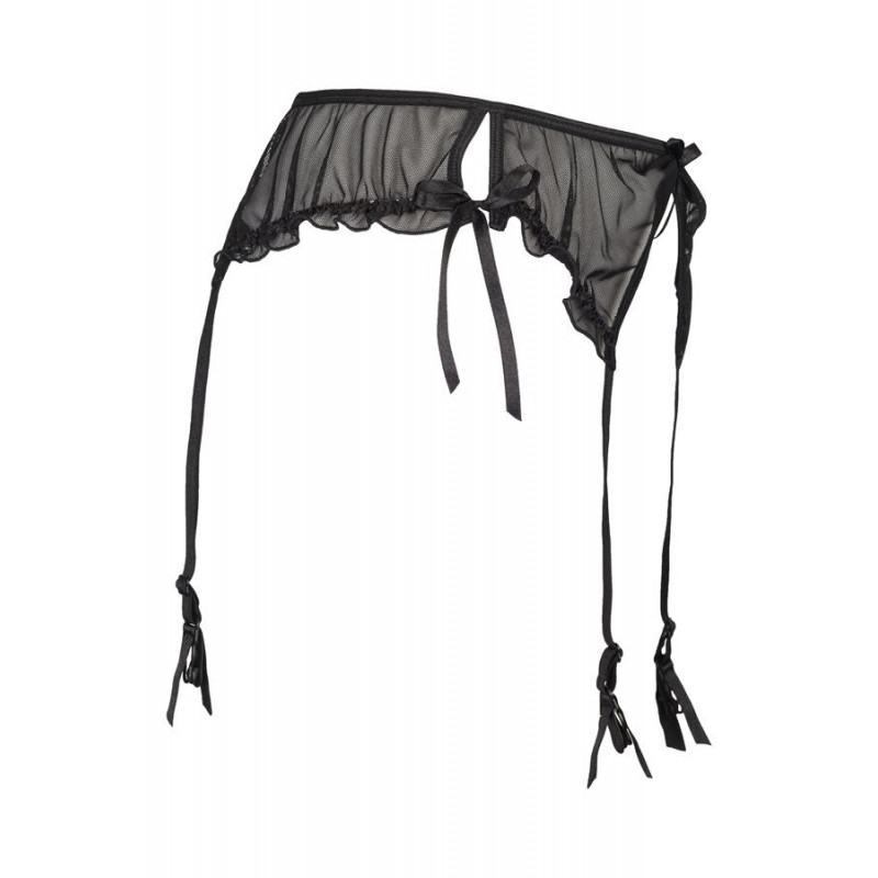 Porte-jarretelles Millesia String - Taille 1 - Noir - Réf 2288 - Neuf Avec étiquettes