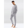 Pyjama gris en coton 2 pièces  JUSTIN - Dkaren
