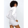 Pyjama femme en coton blanc KOKO - DKaren