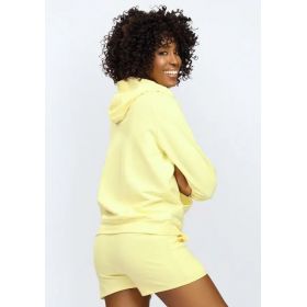 Pyjama femme en coton jaune KOKO - Daren