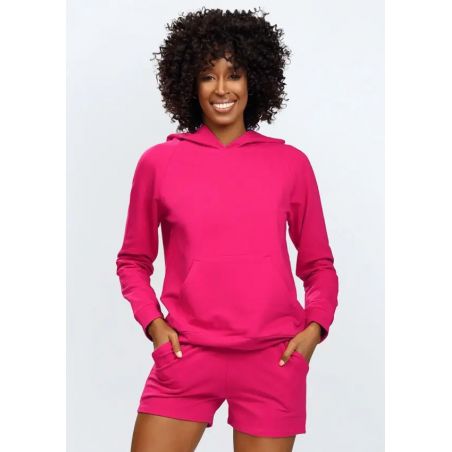 Pyjama femme en coton rose KOKO - DKaren