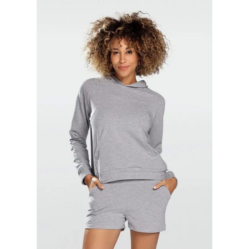 Pyjama femme en coton gris KOKO - DKaren