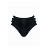 Maillots de bains femme : Bas de maillots femme avec bandes F-202 - Axami Lingerie couleur noir Taille (bas) XS