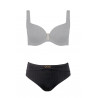 Maillots de bains : Culotte noire pour maillots de bains femme FD-04E - Axami Lingerie couleur noir Taille (bas) M