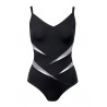 Maillots de bains femme : maillots 1 pièce noir F-31 - Axami Lingerie couleur noir Taille (bas) M