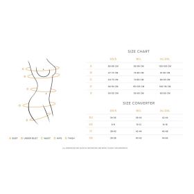 Ensemble sexy blanc 810-SEG set de 3 pces - Obsessive lingerie