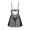 Nuisette sexy transparente Perisia et son string - Obsessive Exquisite