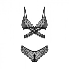 Ensemble sexy noir Blomentis - Obsessive Lingerie