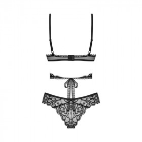 Ensemble sexy noir Blomentis - Obsessive Lingerie