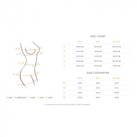 nuisette sexy noire babydoll Blomentis - Obsessive Lingerie