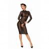 Mode sexy : Robe classique en tulle élastique F182 - Noir Handmade