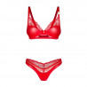 ensemble sexy rouge - lingerie sexy rouge