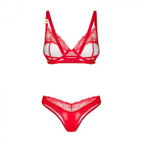 ensemble sexy rouge - lingerie sexy rouge