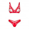 ensemble sexy rouge - lingerie sexy rouge