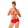 Lingerie sexy : Costume sexy mère Noël Miss Reindy - Obsessive lingerie
